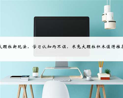 大颗粒新玩法，学习认知两不误，米兔大颗粒积木值得推荐