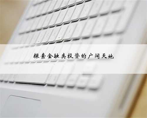 探索金融类投资的广阔天地
