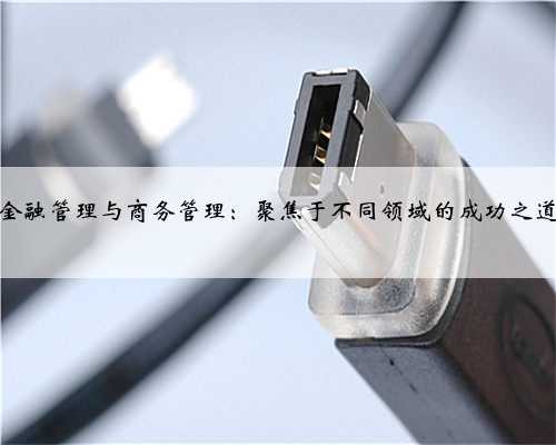 金融管理与商务管理：聚焦于不同领域的成功之道