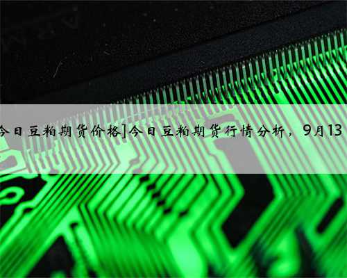 [今日豆粕期货价格]今日豆粕期货行情分析，9月13日