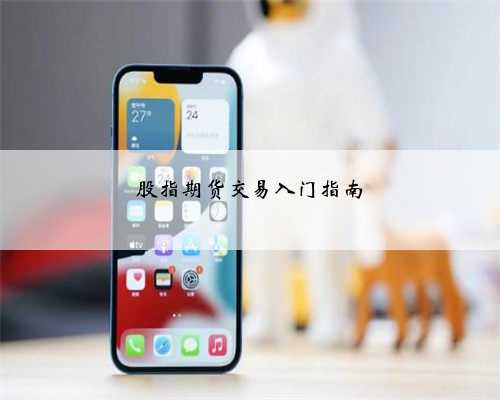 股指期货交易入门指南