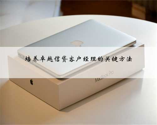 培养卓越信贷客户经理的关键方法