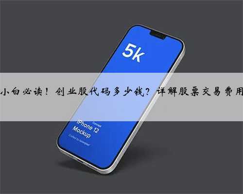 ＂小白必读！创业股代码多少钱？详解股票交易费用＂