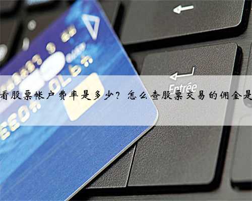 怎么看股票帐户费率是多少？怎么查股票交易的佣金是多少