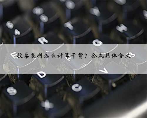 股票获利怎么计算干货？公式具体含义