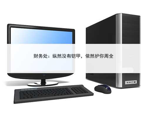 财务处：纵然没有铠甲，依然护你周全