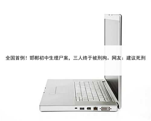 全国首例！邯郸初中生埋尸案，三人终于被刑拘。网友：建议死刑